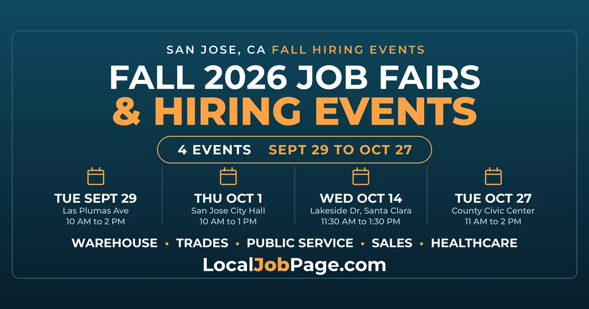 Fall 2026 San Jose Job Fairs & Hiring Events: Your Complete Guide